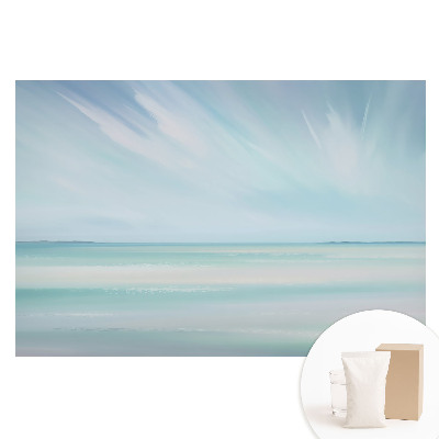 Netkaná fotografická tapeta Harmonie pastelové oblohy a moře
