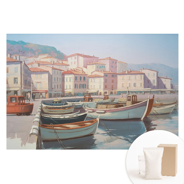 Fotografická tapeta na netkané textilii Klasický přístav, klid, symetrie