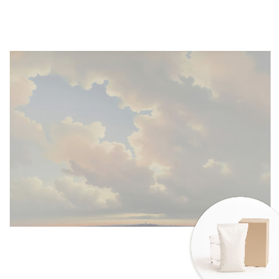 Fotografická tapeta na netkané textilii Dekorativní obloha s mraky