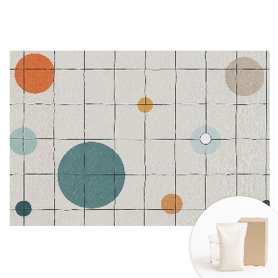 Netkaná tapeta s potiskem Moderní geometrická kompozice