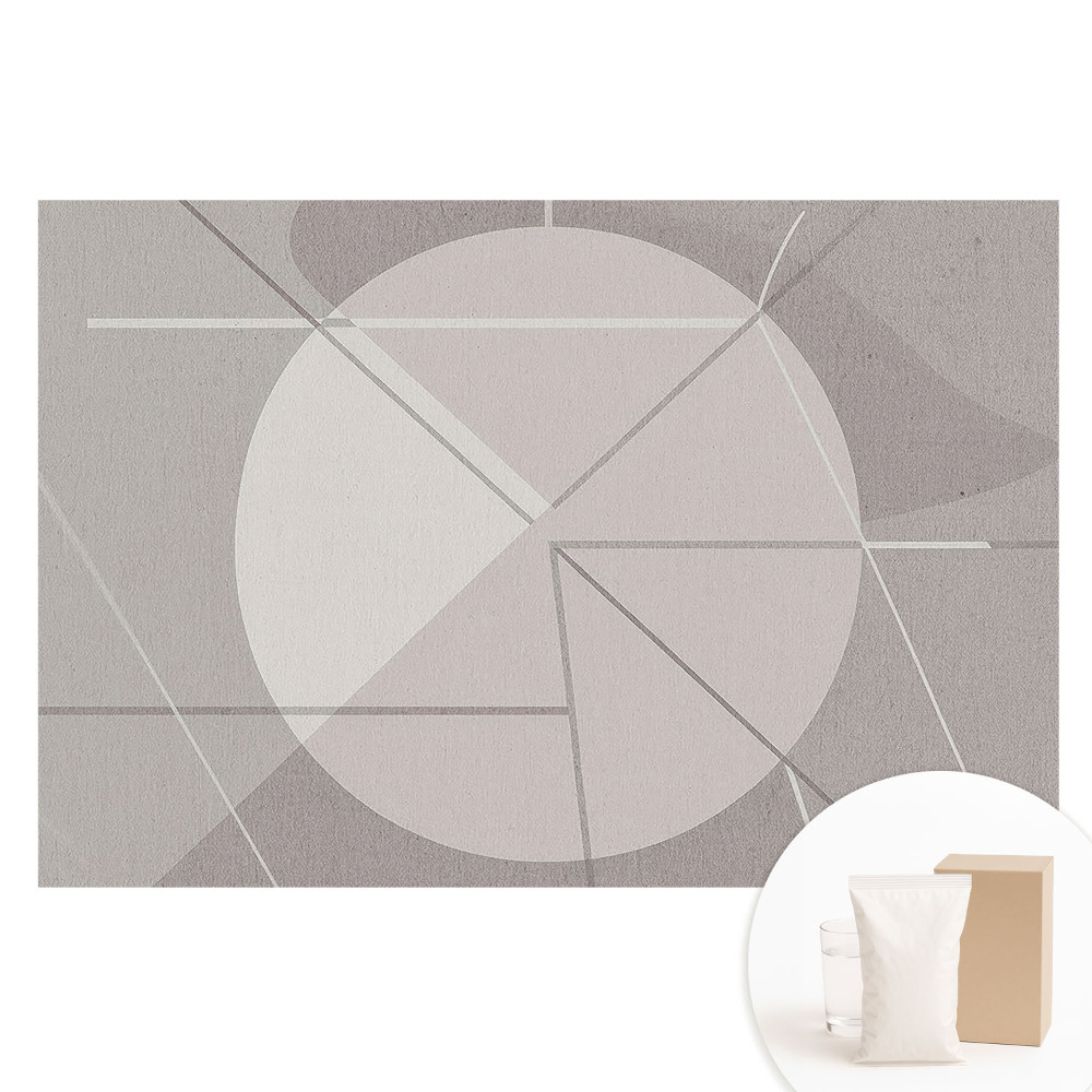 Fototapeta na netkané textilii Geometrická abstrakce v tlumených barvách