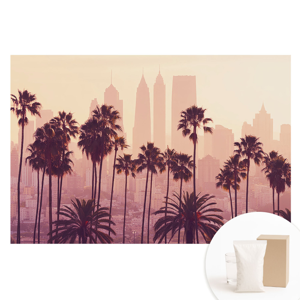 Fototapeta na netkané textilii Atmosférické palmy při západu slunce