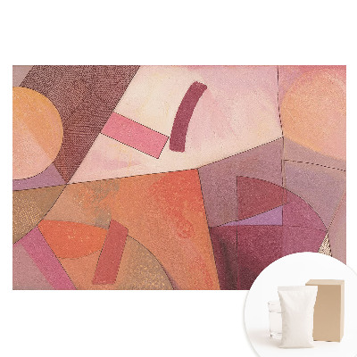 Velká fototapeta na zeď Abstraktní geometrické tvary v teplých barvách