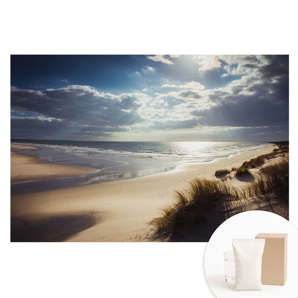 Netkaná tapeta Pláž příroda nebe zen