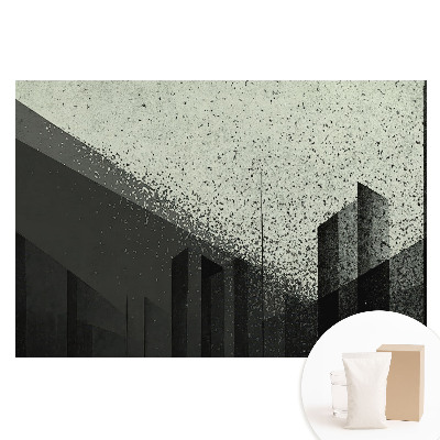 Velká fototapeta na zeď s moderní abstrakcí města
