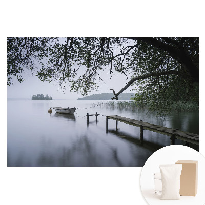 Fototapeta s potiskem na netkané textilii Relaxace u jezera v klidu přírody