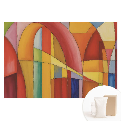 Fototapeta na vliesu Barevné geometrické oblouky