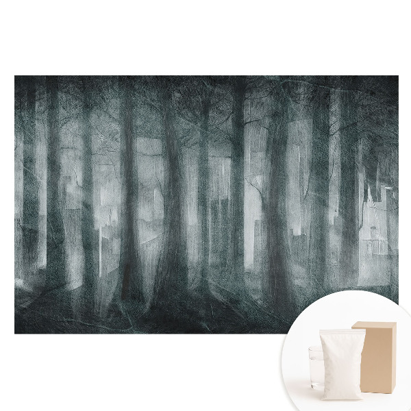 Fotografická tapeta na netkané textilii Městská záhada v soukromí lesa