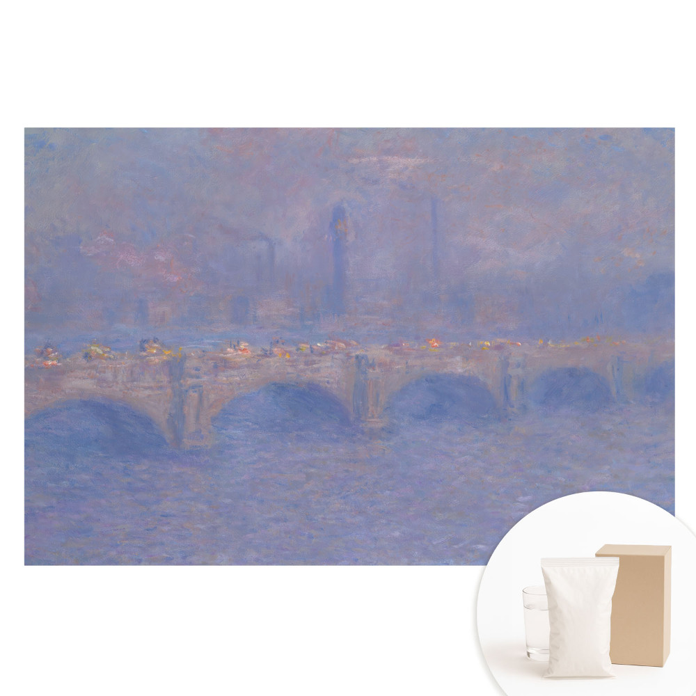 Fotografická tapeta na netkané textilii Impresionistický nostalgický mlhavý most