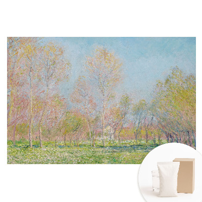 Netkaná tapeta s potiskem Impresionistická krajina jarního parku