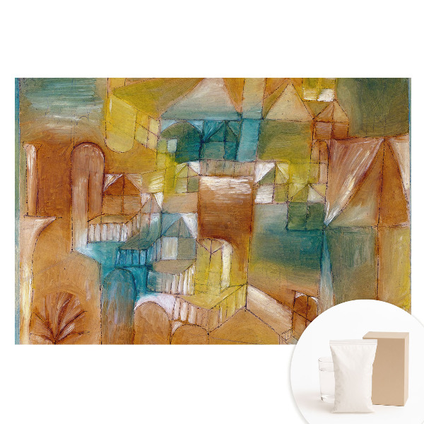 Netkaná tapeta Abstraktní město plné harmonie