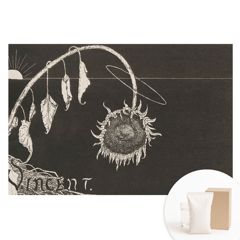 Velká fototapeta na zeď Zvadlé slunečnice nostalgické vintage