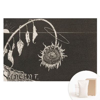 Velká fototapeta na zeď Zvadlé slunečnice nostalgické vintage