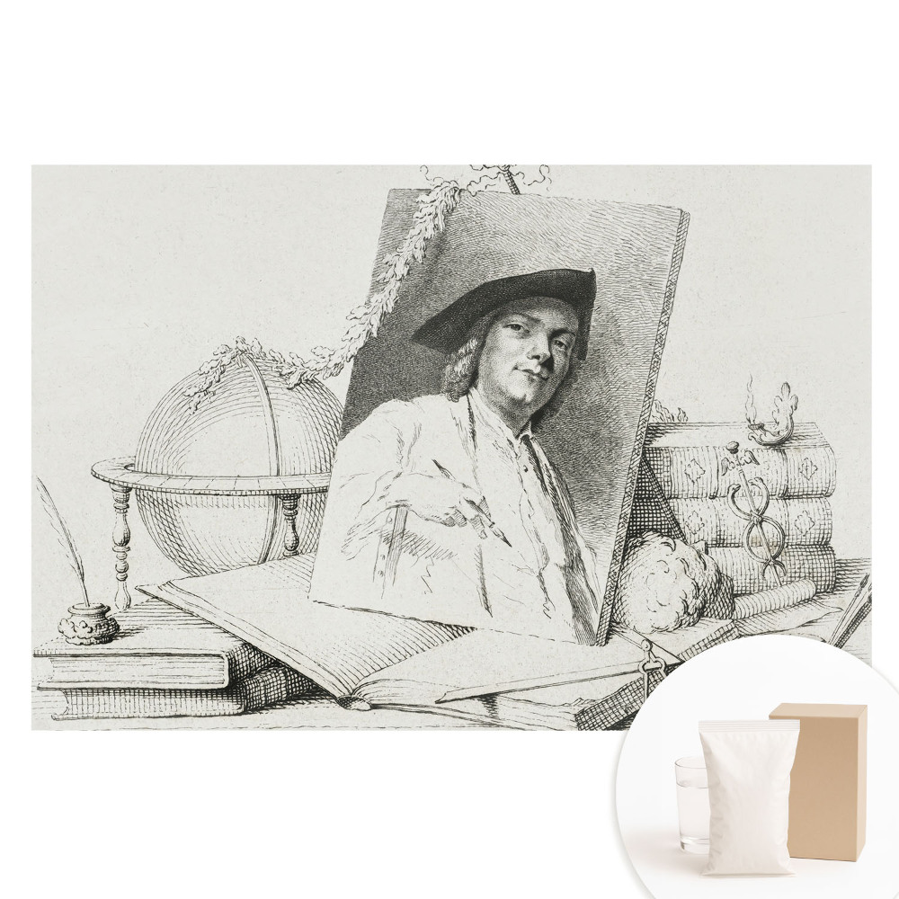 Fototapeta na netkané textilii Klasická portrétní ilustrace