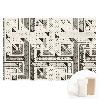 Fototapeta na netkané textilii Geometrické složení cihel v bludišti