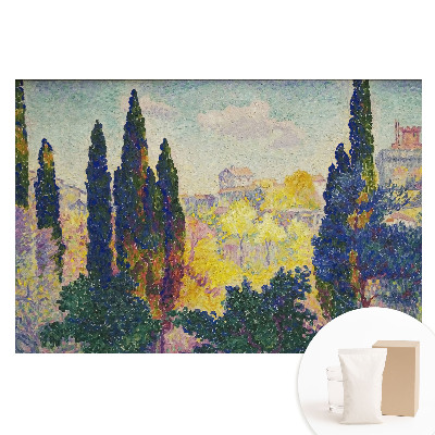 Fototapeta s potiskem na netkané textilii Barevné stromy v impresionismu