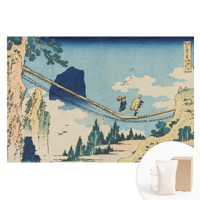Netkaná tapeta s potiskem Tradiční japonská krajina
