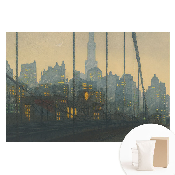 Fotografická tapeta na netkané textilii Noční město plné světel