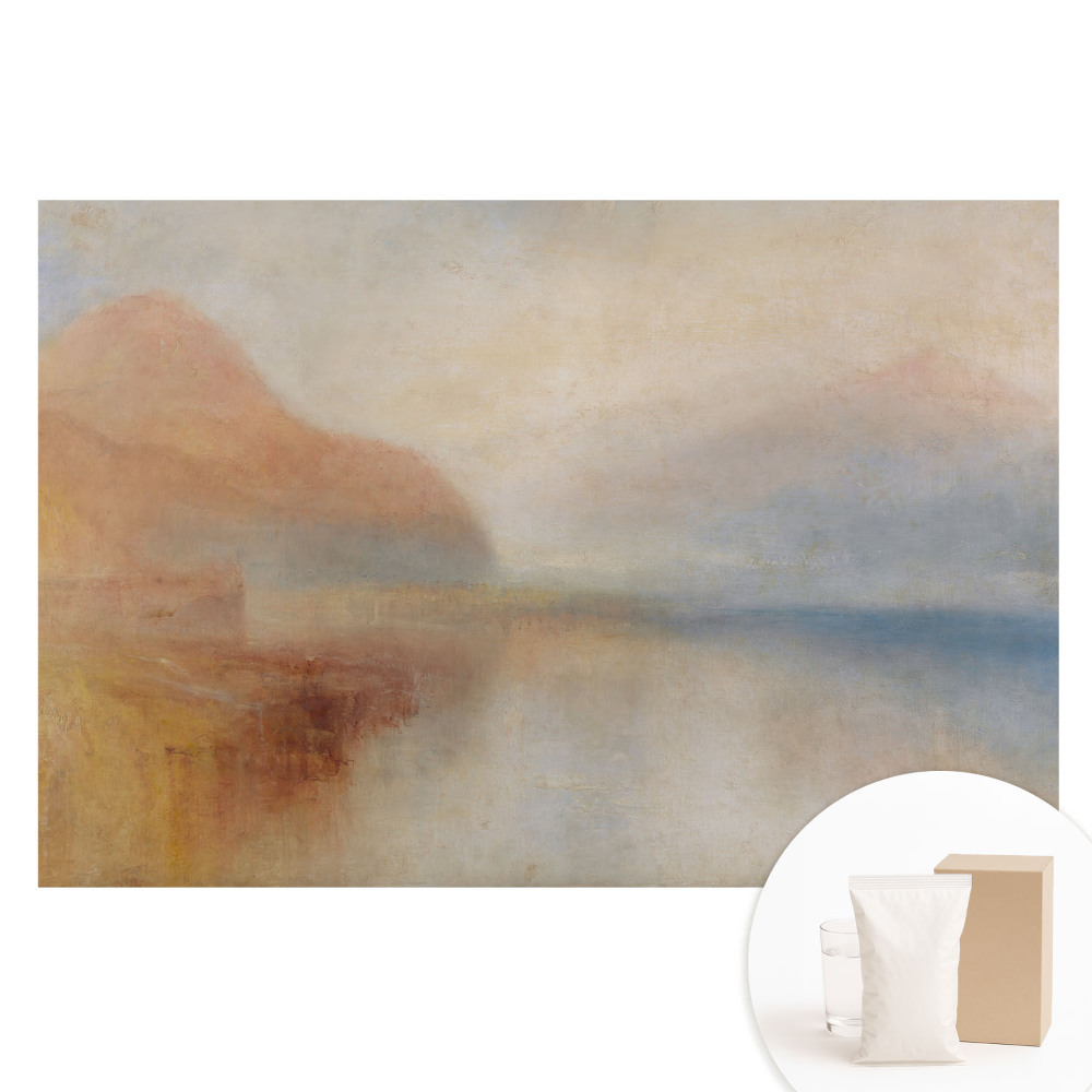 Netkaná tapeta s potiskem Krajina romantického klidu