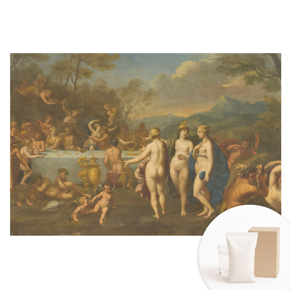 Fototapeta s potiskem na netkané textilii Postavy starověké mytologie hodují harmonii