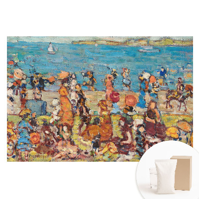 Fotografická tapeta na netkané textilii Impresionistická barva na pláži