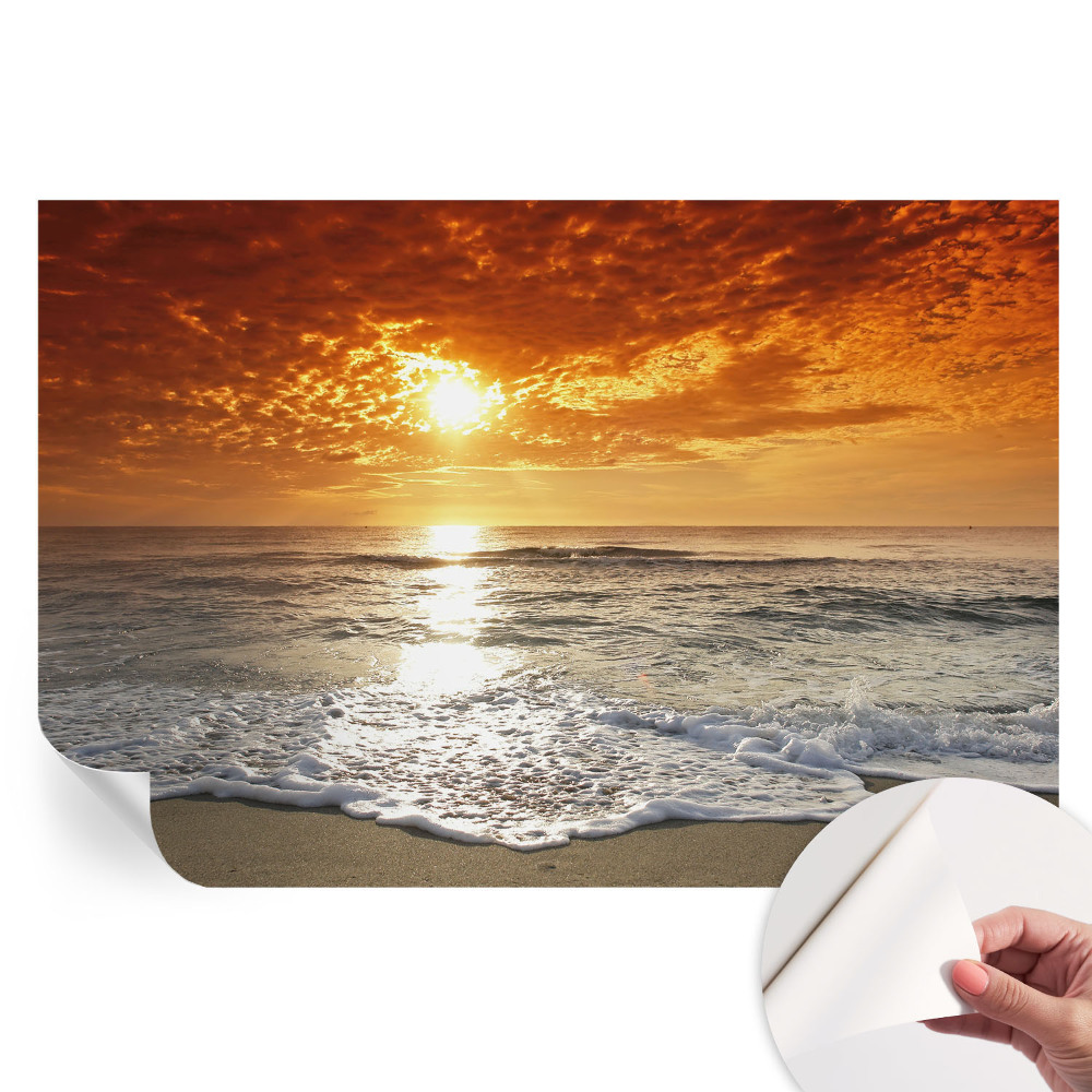 Samolepicí fototapeta na zeď Oceánské vlny