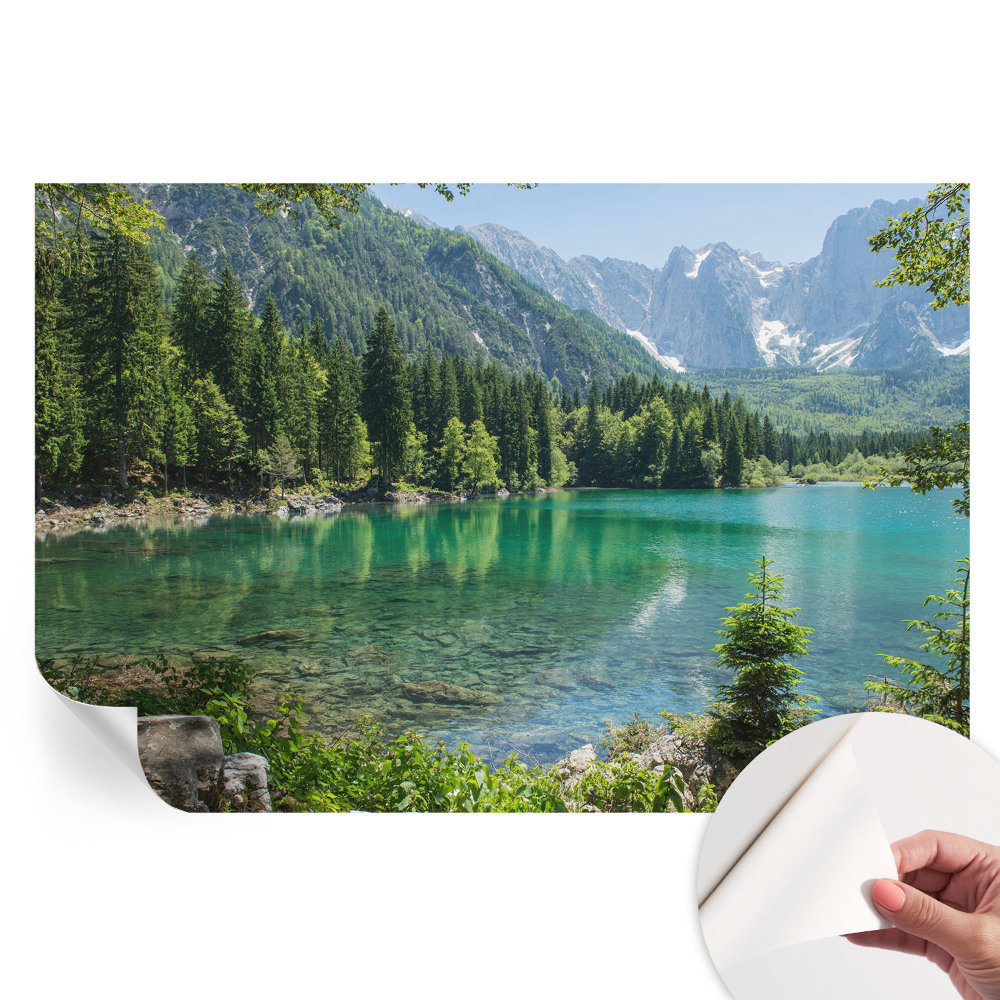 Samolepicí fototapeta Zelené jezero