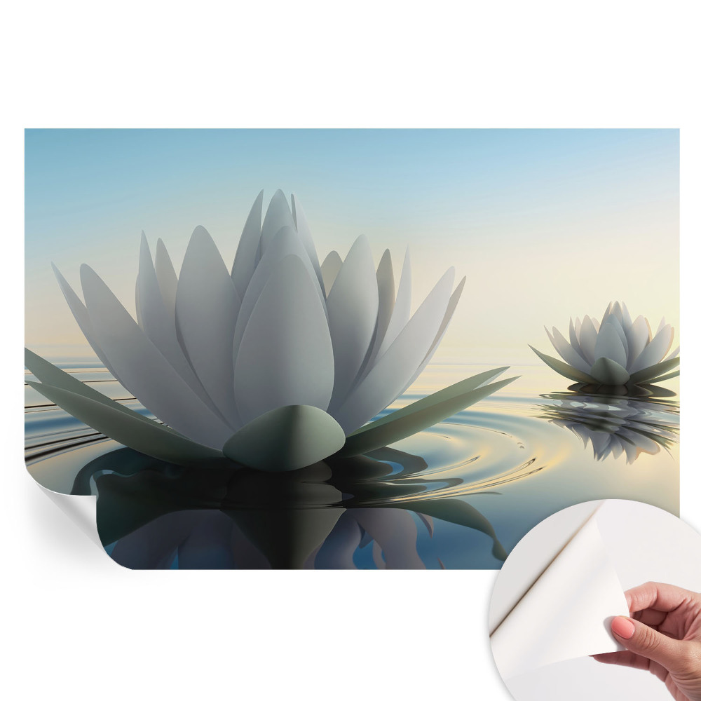 Samolepicí fototapeta Lekníny