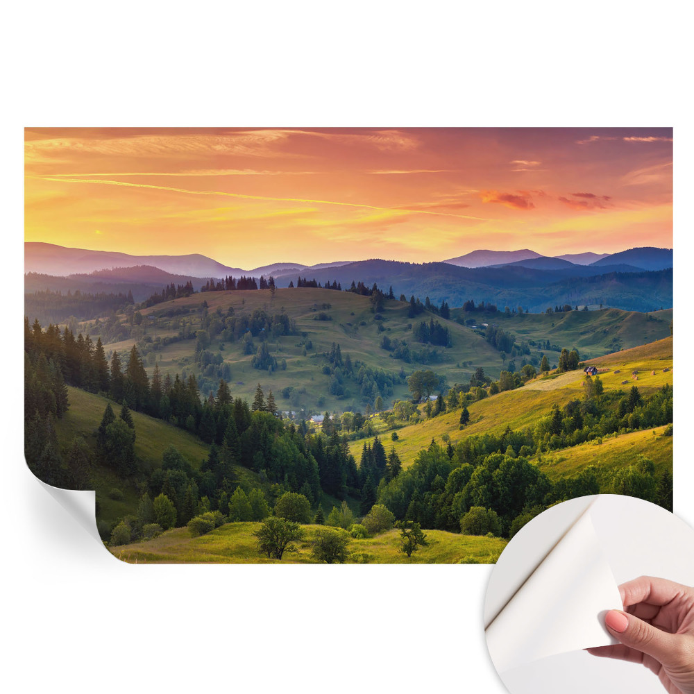 Samolepicí fototapeta na zeď Horská krajina