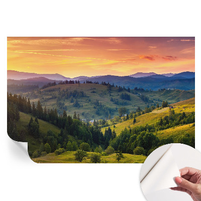 Samolepicí fototapeta na zeď Horská krajina