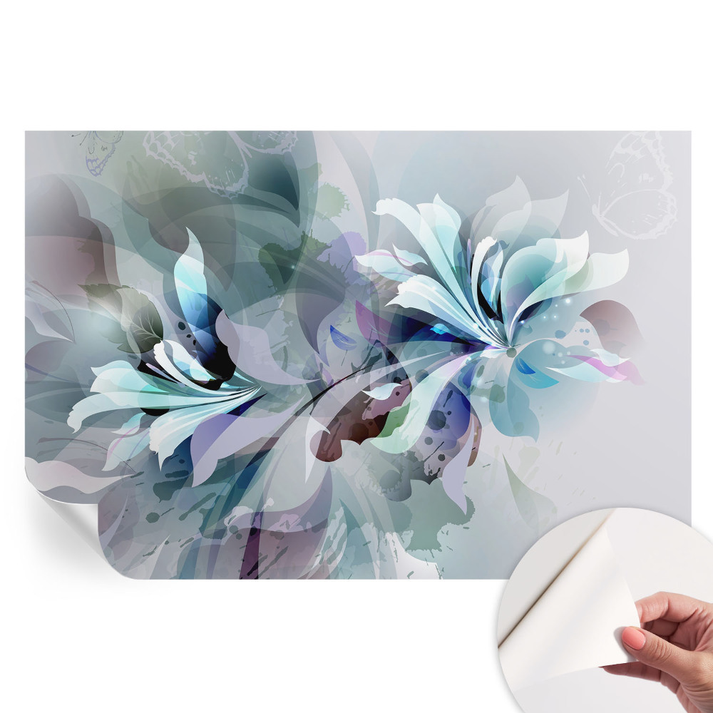 Moderní fototapeta do obývacího pokoje Květinová abstrakce