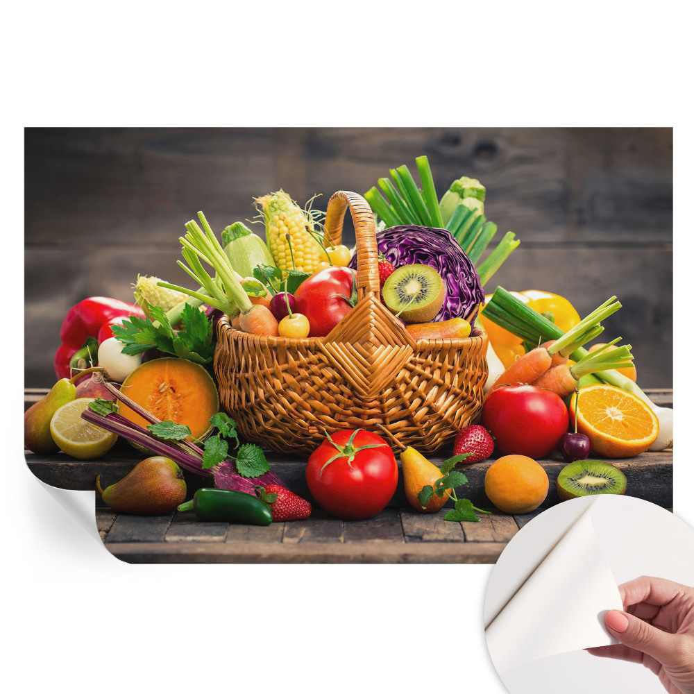 Samolepicí tapeta do obývacího pokoje Ovocná bohatost