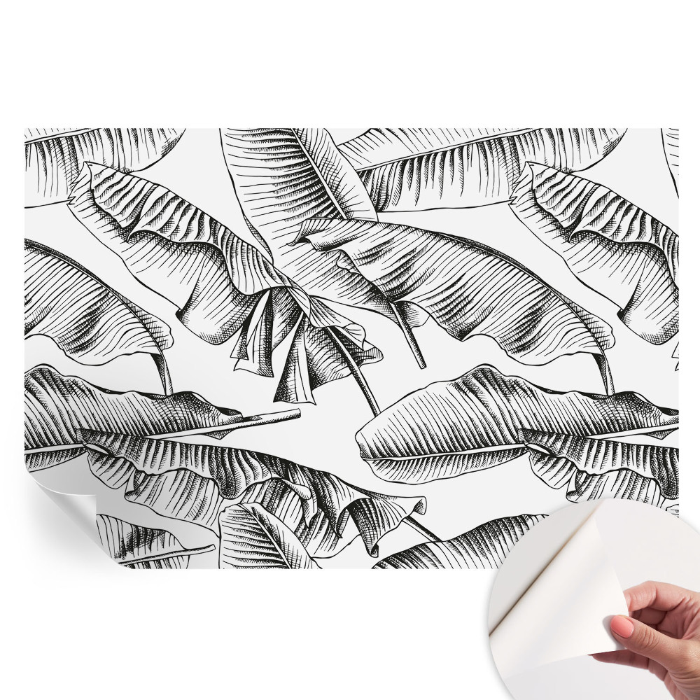 Samolepicí fototapeta Banánové listy