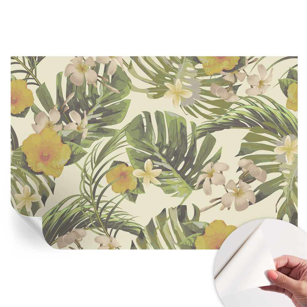 Samolepicí fotografická tapeta Exotická flóra