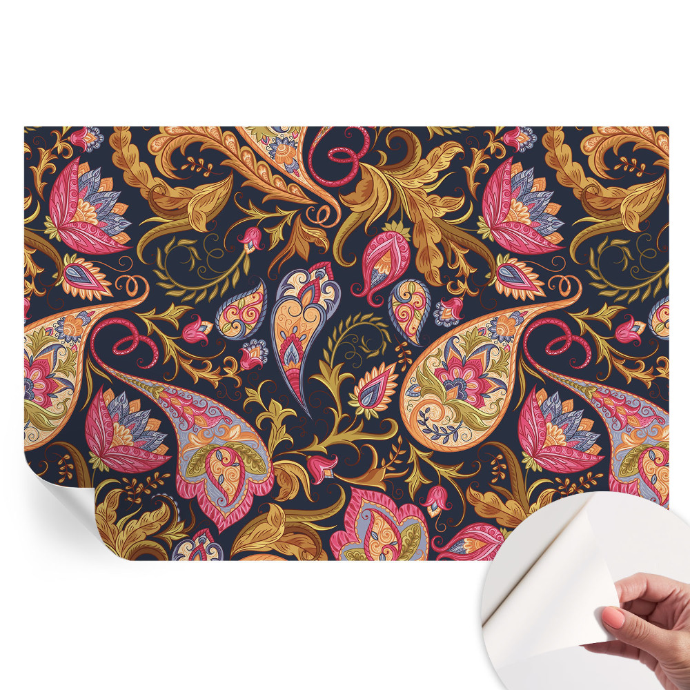 Samolepicí fototapeta Barevný paisley vzor