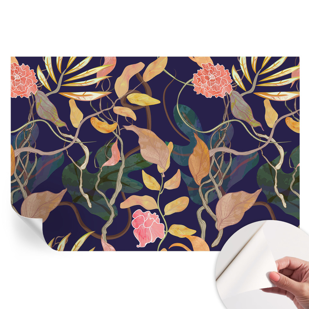 Moderní fototapeta do obývacího pokoje Elegance rostlin