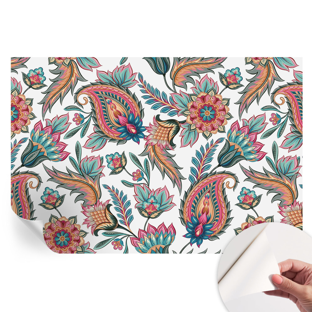 Moderní fototapeta do obývacího pokoje Orientální vzor