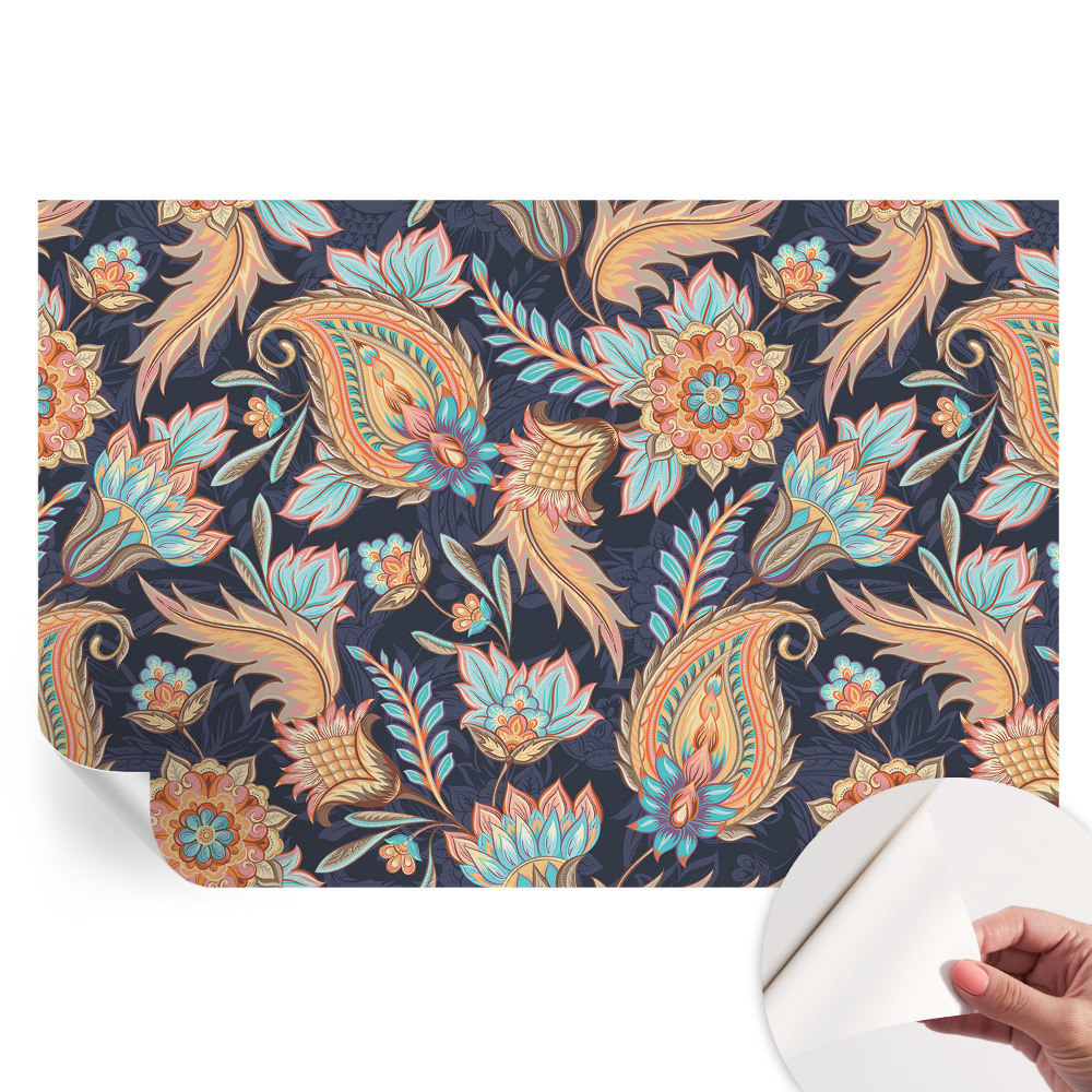 Moderní fototapeta do obývacího pokoje Květinový vzor