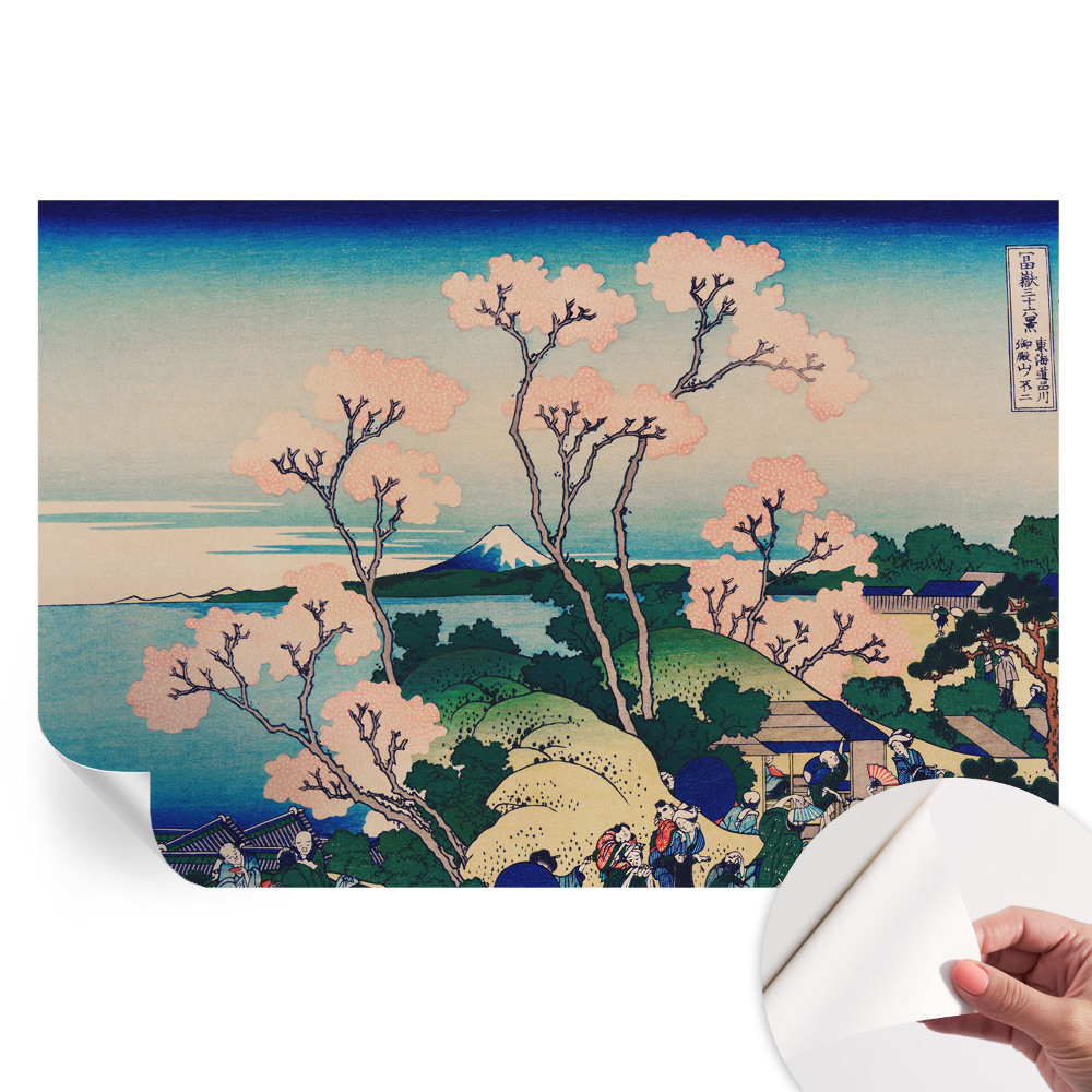 Samolepicí tapeta do obývacího pokoje Třešňové květy