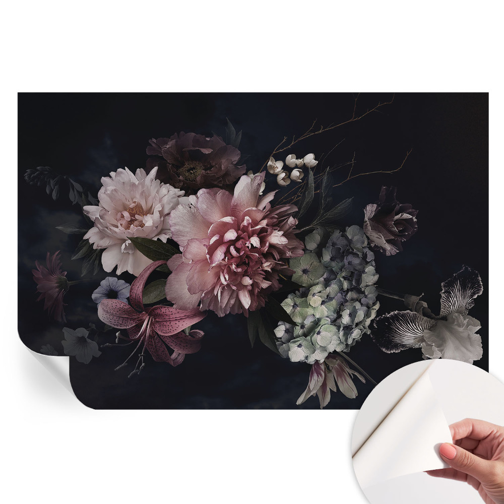 Samolepicí fototapeta do ložnice Květinové aranžmá