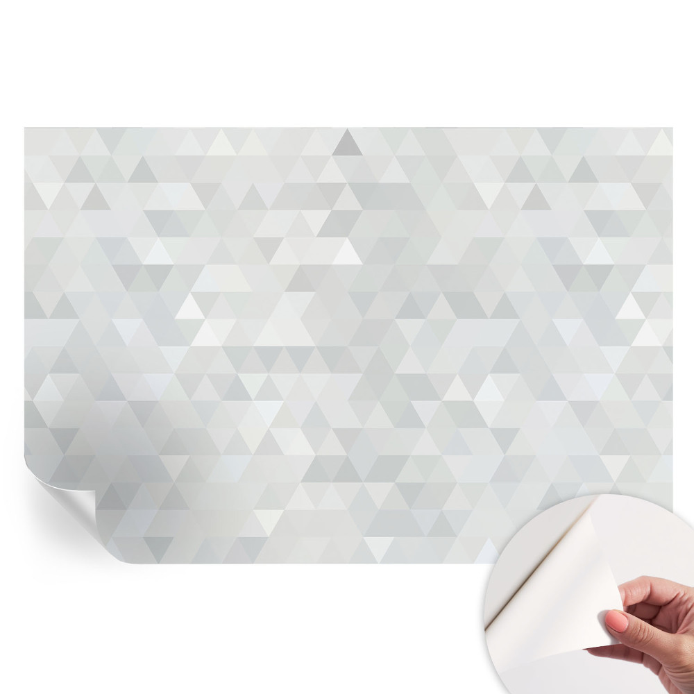 Samolepicí tapeta do obývacího pokoje Šedý vzor