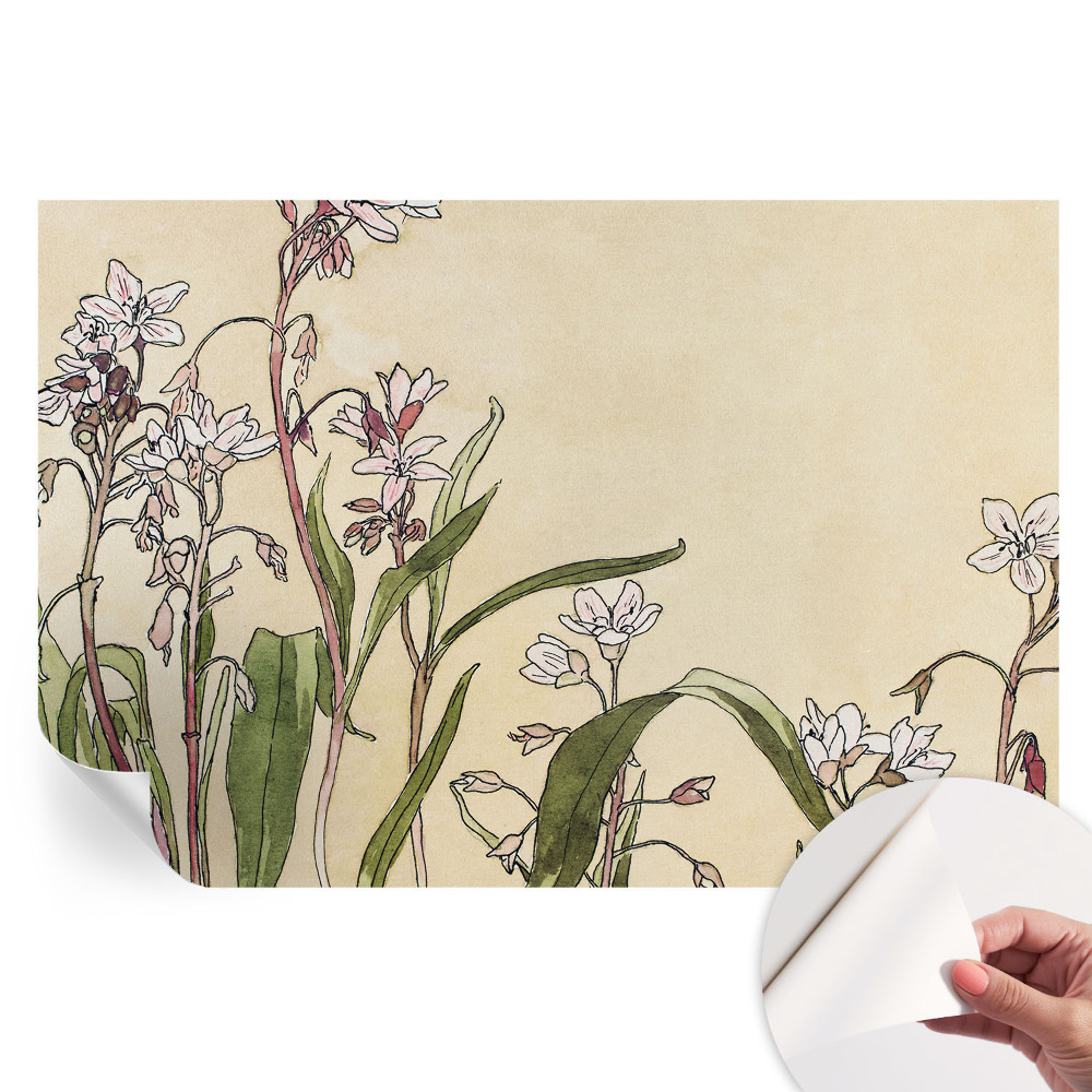 Samolepicí fotografická tapeta Květinová elegance