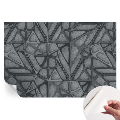 Samolepicí tapeta do obývacího pokoje s geometrickými vzory