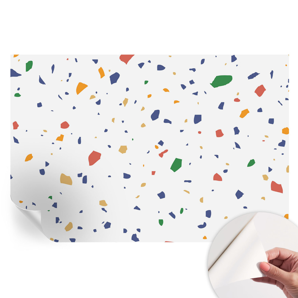 Moderní fototapeta do obývacího pokoje Duhové kousky