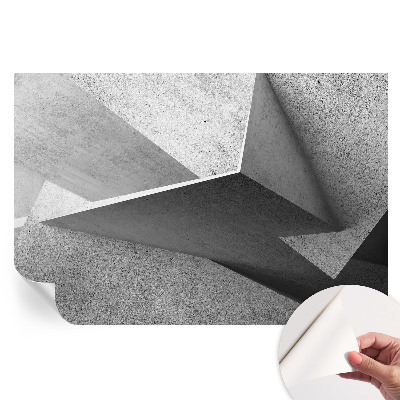 Samolepicí tapeta s geometrickým vzorem do obývacího pokoje