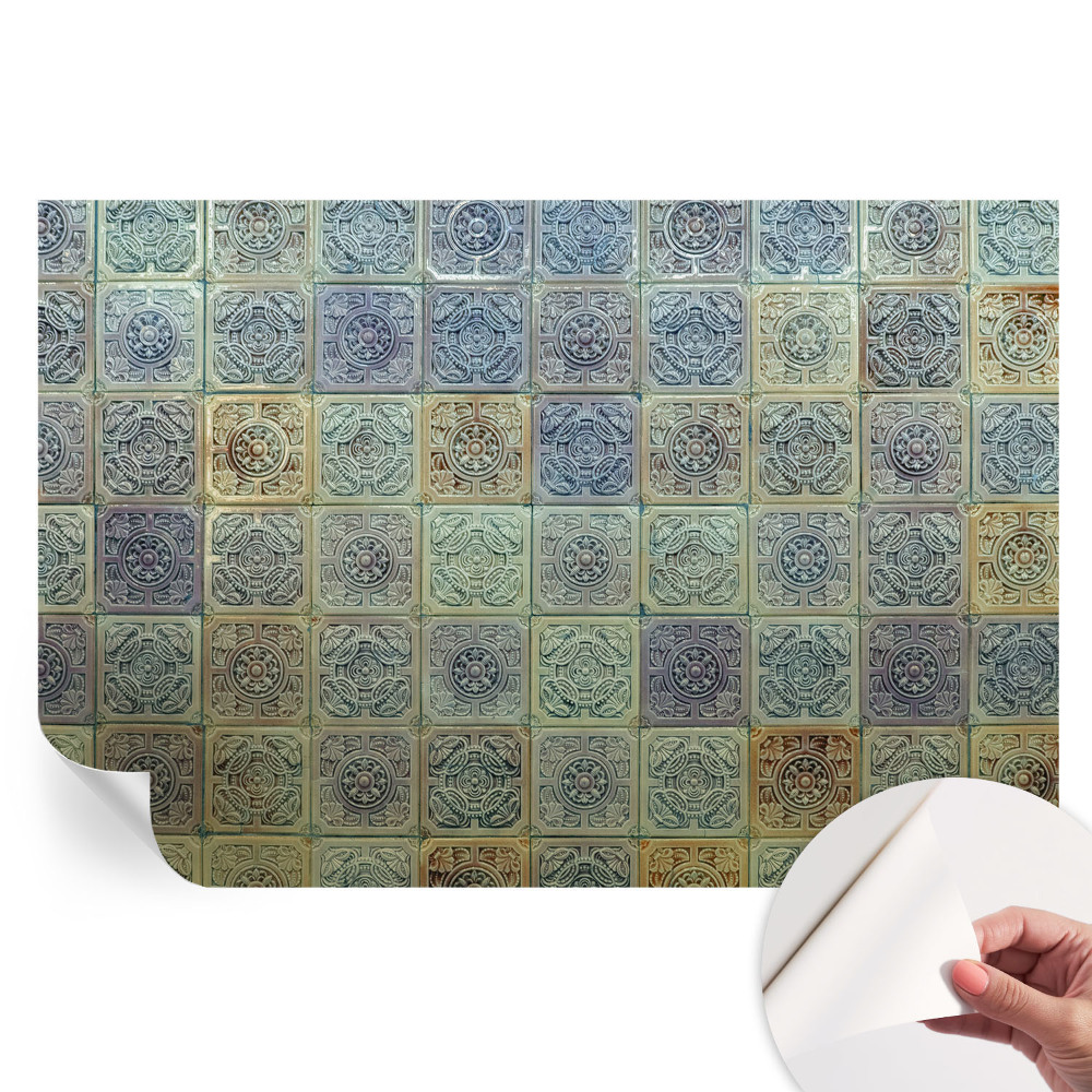 Samolepicí fotografická tapeta Geometrické dlaždice