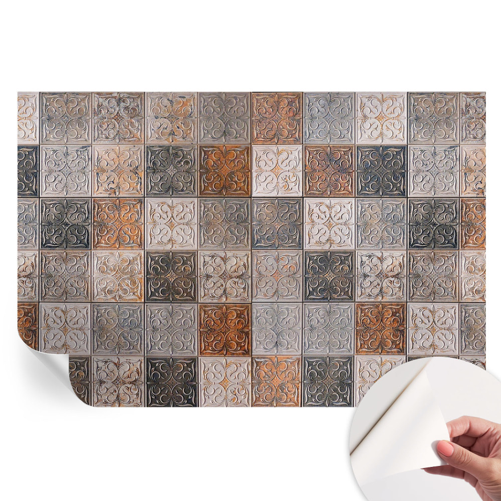 Moderní fototapeta do obývacího pokoje Ornamentální dlaždice