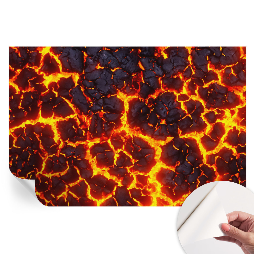 Samolepicí fototapeta Silné magma