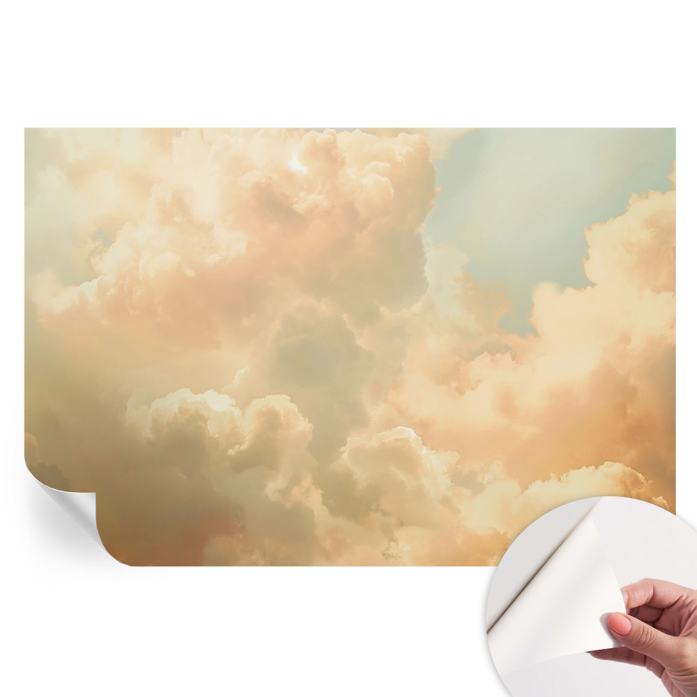 Samolepicí tapeta do obývacího pokoje Éterické mraky