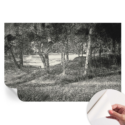 Samolepicí fotografická tapeta Klidná krajina